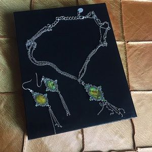 Gothic Necklace and Earrings